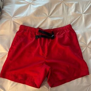 The North Face Red Hybrid Swim Shorts Quick-Dry